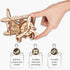 3D Wooden Puzzle, Double Wing Aircraft